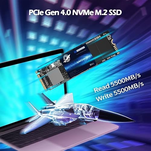 Miniatura 5 de Dogfish M.2 2280 SSD 4TB 3D NAND QLC SATA III 6 Gbs, unidad interna de estado sólido  Compatible con PC portátil de escritorio (M.2 2280 4TB)