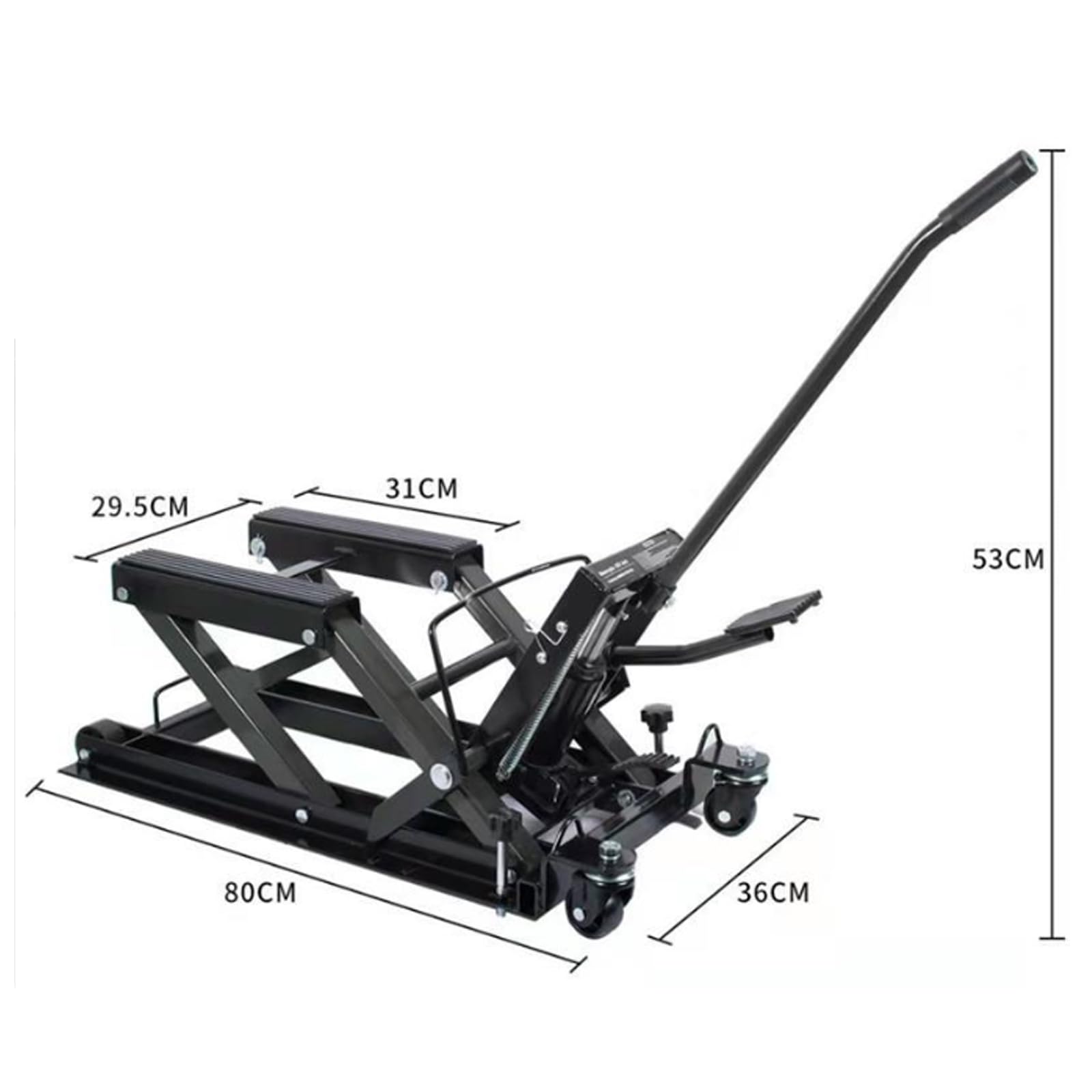 Hydraulischer Motorradheber, verstellbare Höhe Motorradheber Reparaturtisch für Garage und Außenbereich