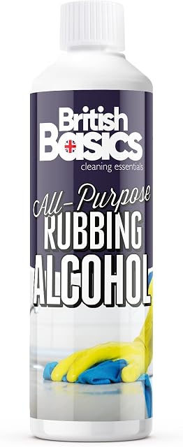BritishBasics All Purpose Rubbing Alcohol | Isopropyl 99.9% Pure Isopropanol IPA for Cleaning 500ml