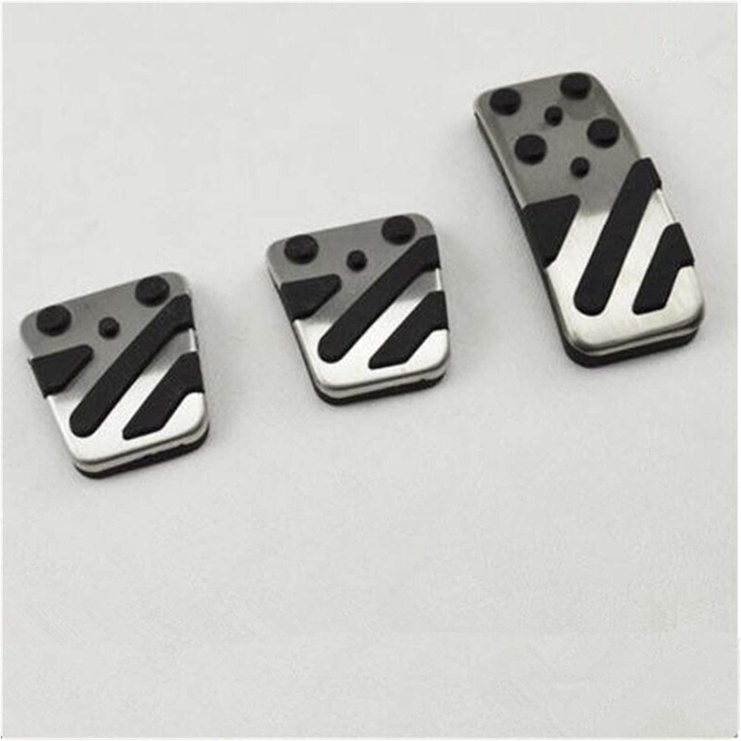 Happy Shop Gas Brake Pedal Pad Covers Car Styling Gas Brake Pedal Clutch Pedal Case compatible with Mitsubishi Outlander ASX PAJERO LANCER EX Evolution Grandis Anti-Slip (Color : A Type for MT)