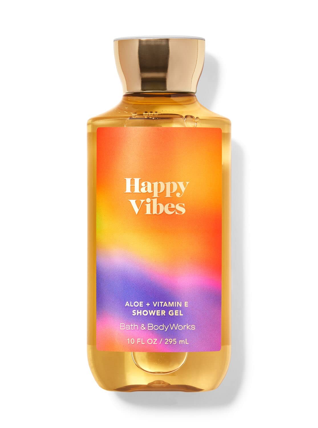 Bath and Body Works Happy Vibes Aloe + Vitamin E Shower Gel 10 Fl Oz/ 295 mL