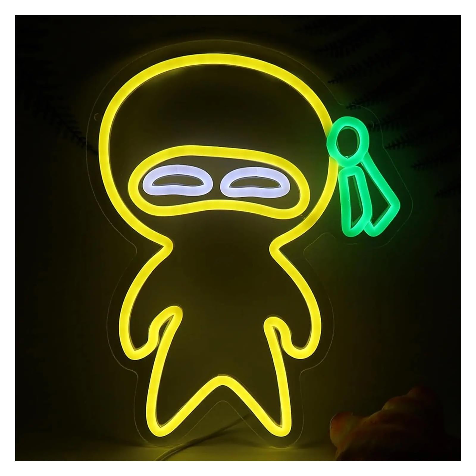 LEMST Signs Lamp Ninjago Neon Sign Dimmable Anime Neon Light Sign for Wall Decor for Game Room Kids Bedroom Home 25.5x32cm