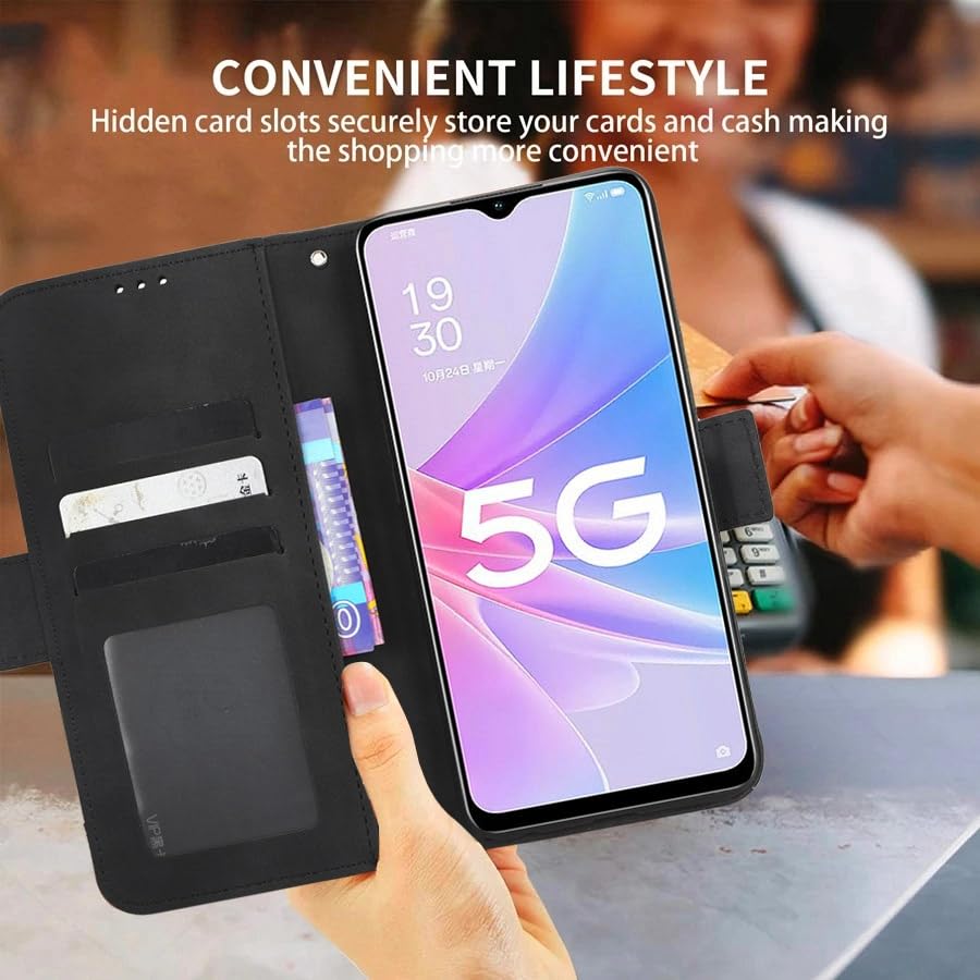 Phernykas Cover per Google Pixel 9/Pixel 9 Pro Libro Pelle Portafoglio, [Porta Carte] [Magnetica] Premium PU Flip Wallet Custodia Cellulare Protection Leather Case, Nero