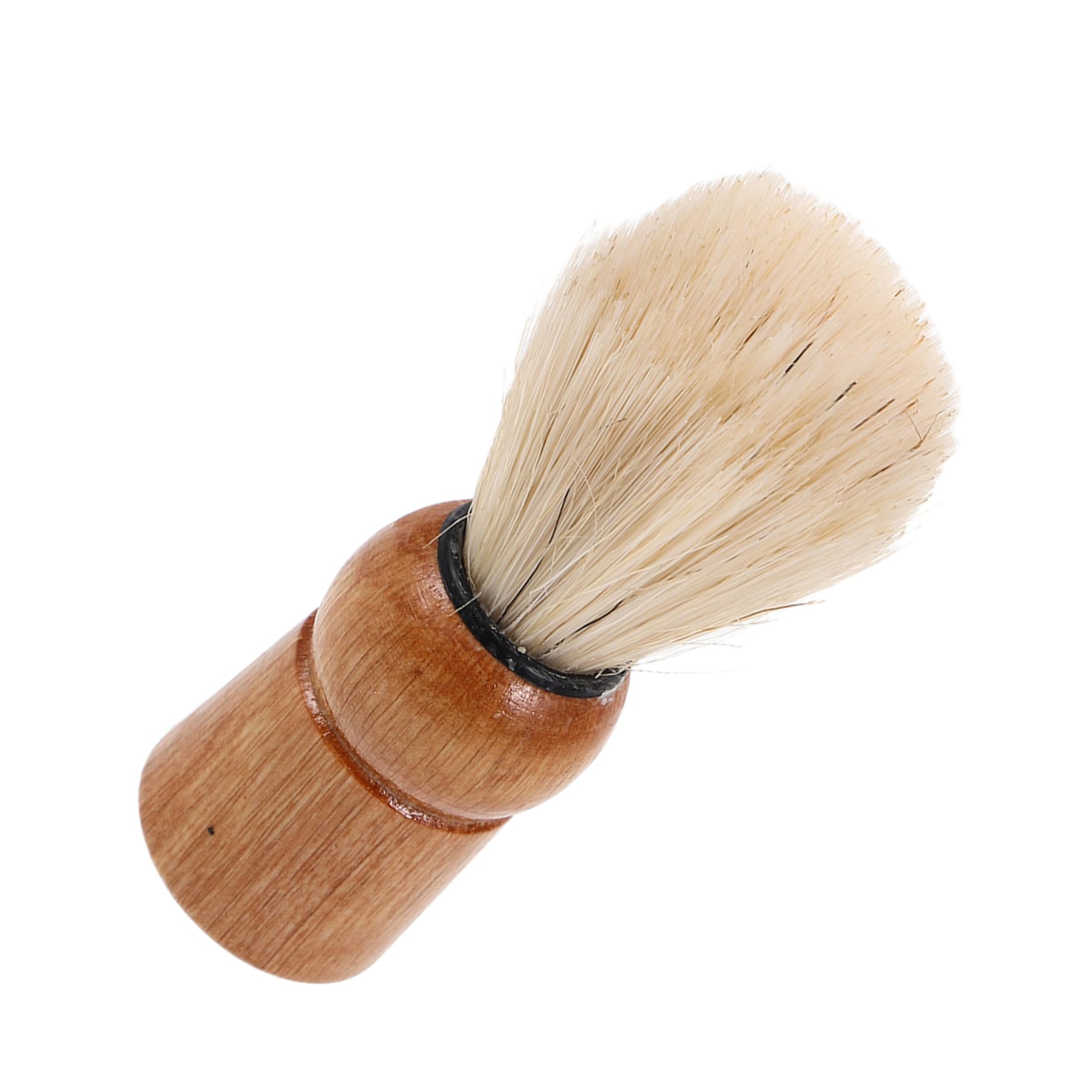 PLAFOPE Retro Beard Brush Boar Bristle Shaving Brush for Men Facial Grooming Tool Wood Handle for Men