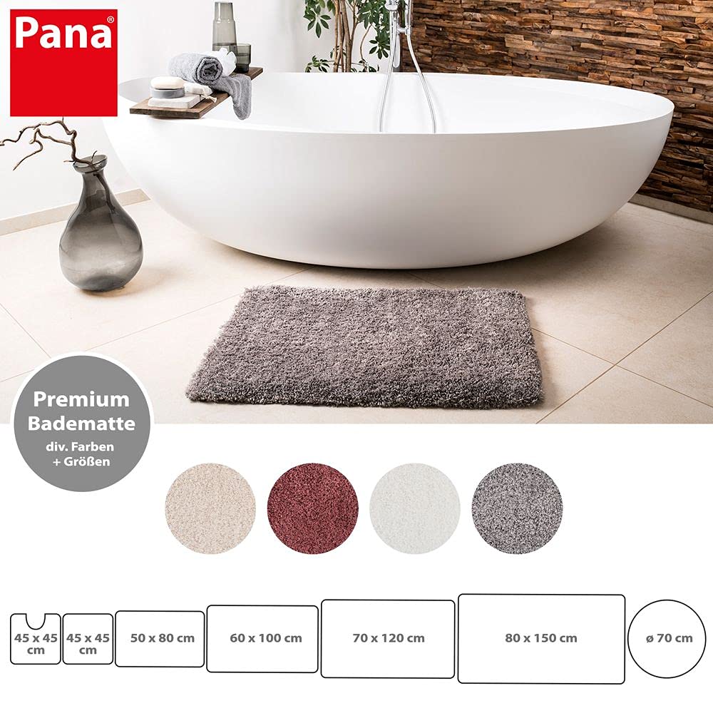 XXL Hoogpolig Badmat Badmat Douchemat Douchemat Badmat Mat Tapijt Voor Badkamer Toilet Douche Sauna Antislip Wasbaar Groot 90 X 160 Cm Beige