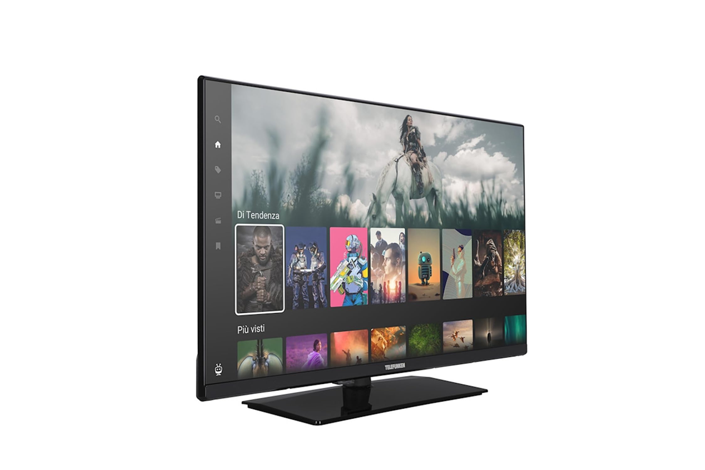 TELEFUNKEN TE32750B45I2DT - Smart TV da 32 Pollici, HD, DVB-T2, LED, Classe energetica E