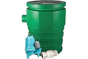 Little Giant 4/10 HP 4800 GPH Electric Sewer Grinder Pump for Septic Waste Removal