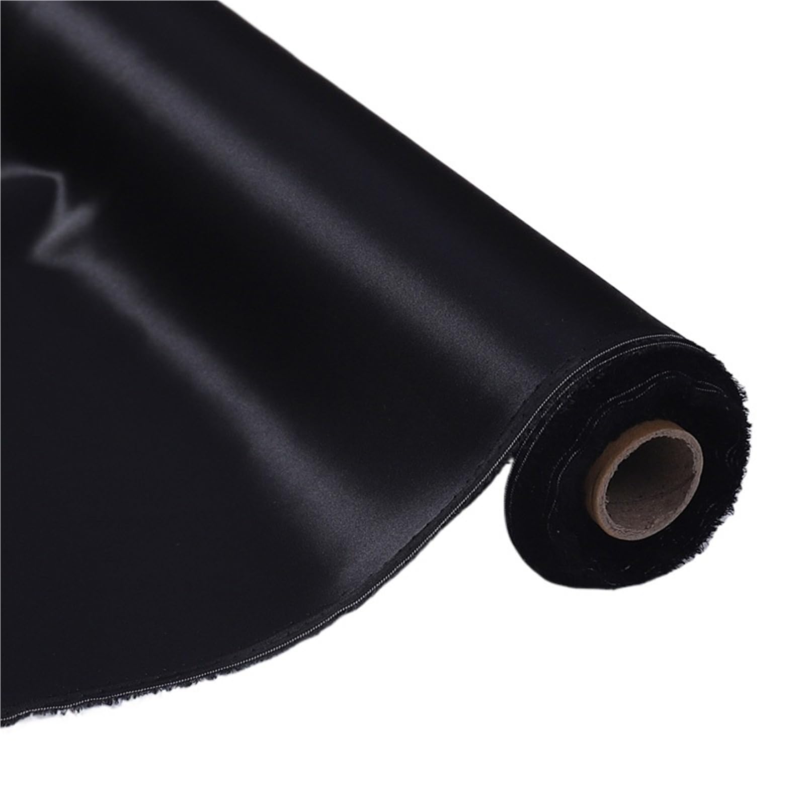 Satin Fabric Mulberry Silk Charmeuse Fabrics Textile Embroidery Garment Plain Satin Fabric(19,50x140cm)