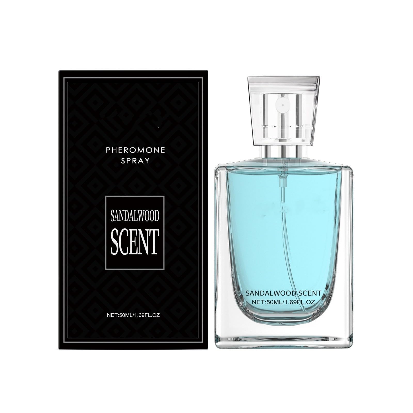 Sandalwood Cologne Spray - Pheromone Perfumes for Men Fresh and Long Lasting Fragrance Exudes Unique Charm Boost Confidence