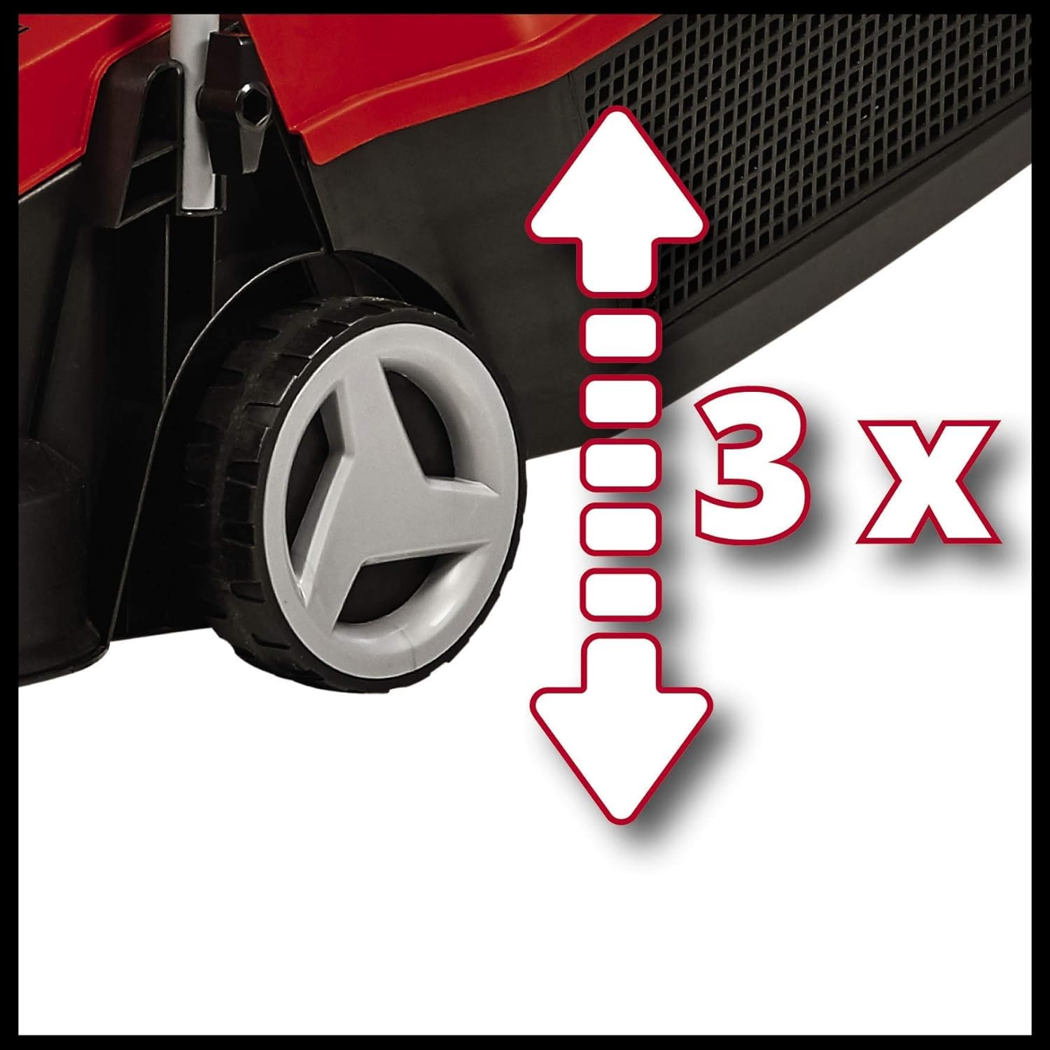 Einhell Akku-Rasenmäher GE-cm 18/32 Li-Solo Power X-Change (18 V, 32 cm Schnittbreite, bis 250 m², Brushless, 25L Grasfangkorb, 30-70 mm Schnitthöhe, ohne Akku)