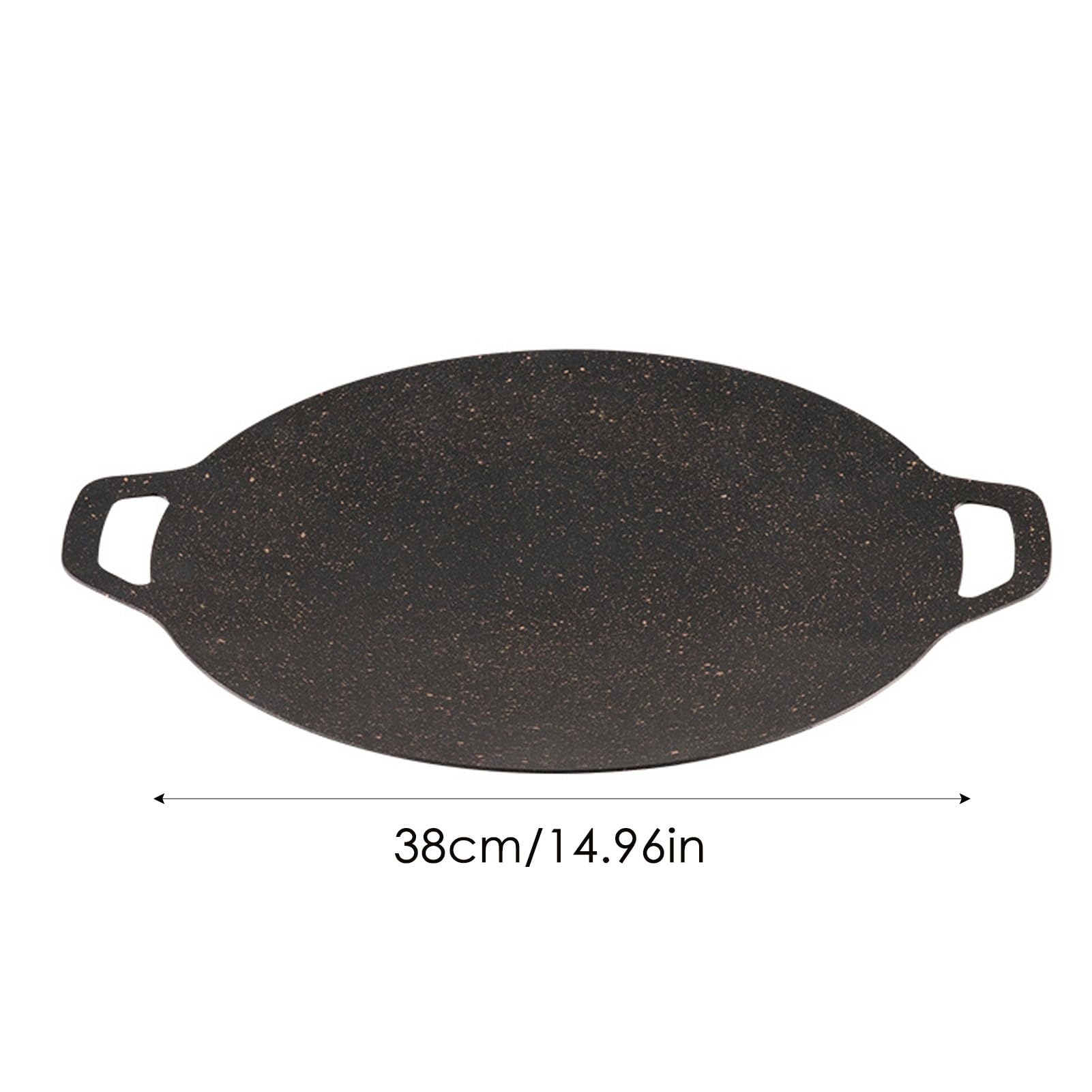 Piastra per Piano Cottura a induzione, Piastra per Grigliare Padella per Barbecue Coreana Padella Rotonda Bistecchiera Piatta induzione per Piastra Antiaderente, Cottura Veloce e Uniforme