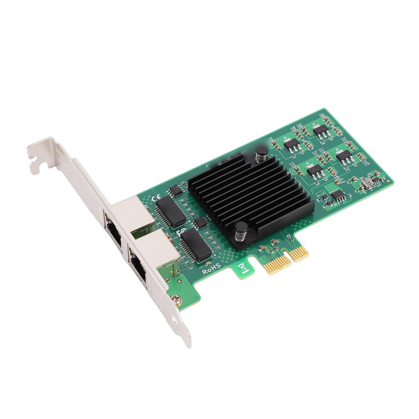 Fabater Karta Sieciowa Ethernet Gigabit PCI Express X1 Szybki Transfer Danych do Komputerów PC Pozłacane Złącza 1 Jednostka