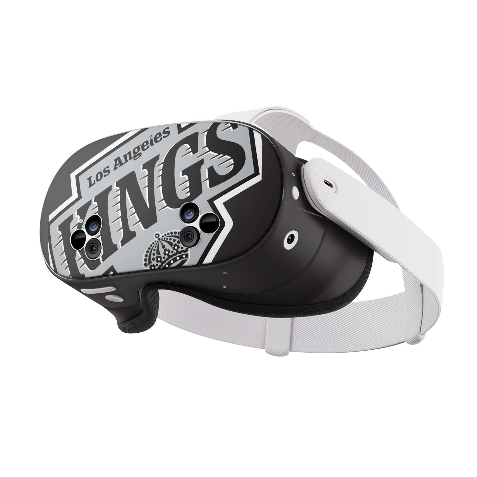 Head Case Designs Officially Licensed NHL Oversized Los Angeles Kings Vinyl Sticker Skin Decal Cover Compatible with Meta Quest 3S
