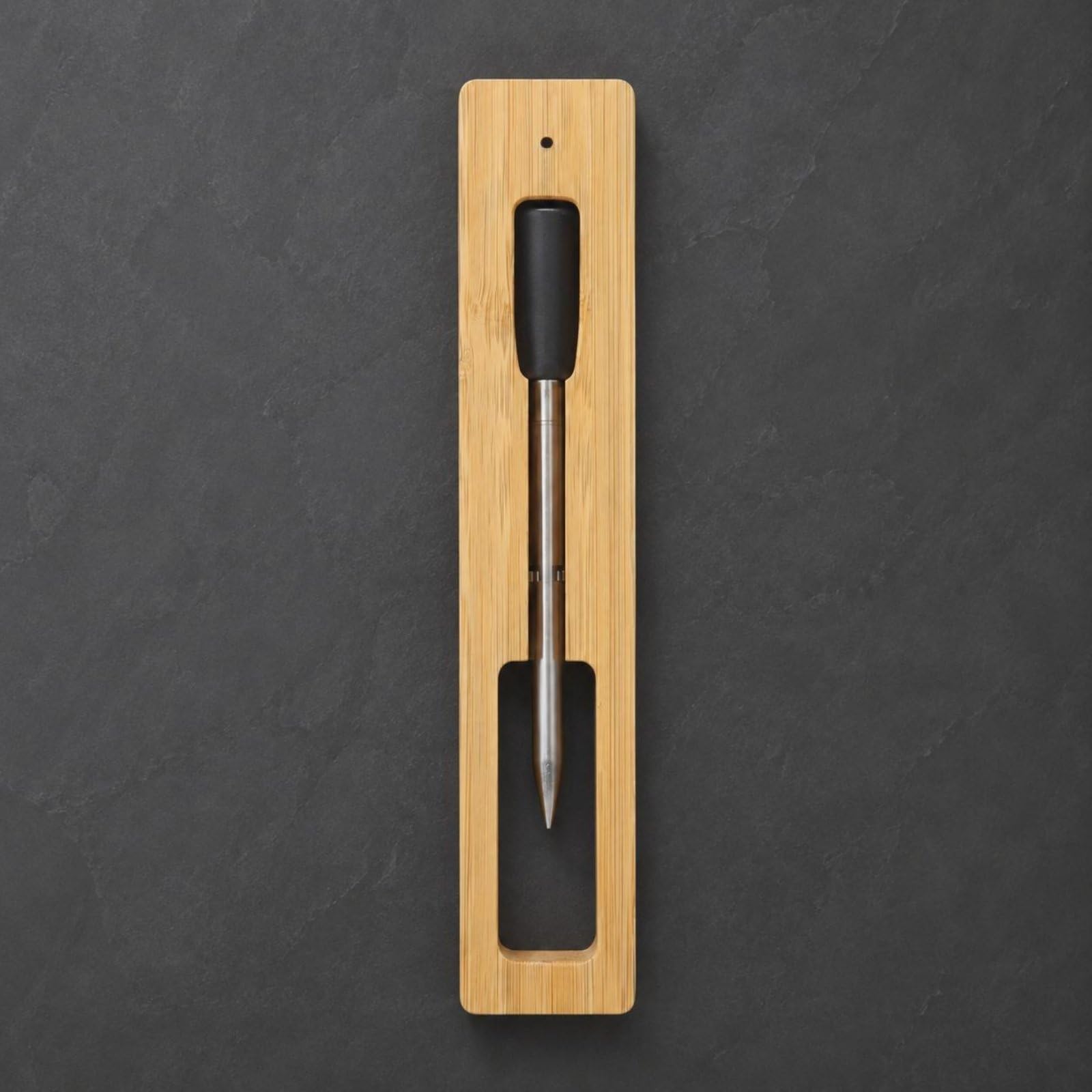 Termometro Carne Bluetooth Ricaricabile Termometro Carne con App Ricarica USB Sonda Termica Smart per Cuochi Domestici, Griglia, Sonda Lunga Singola + Modello Quadrato