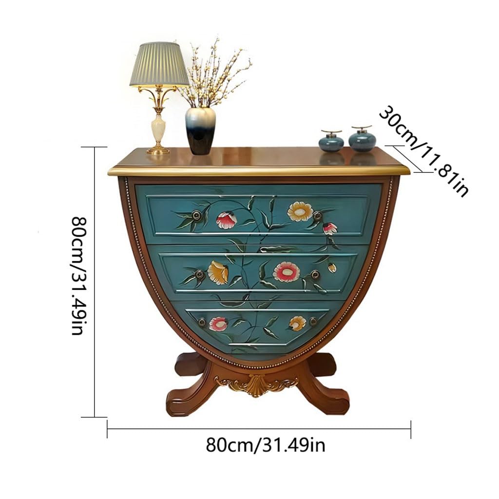 eexbz Side Board Porch Corridor Solid Wood Storage Cabinet Drawer Storage Porch Counter Decoration Retro Old Dining Sideboard Furniture Sideboard Storage Cabinet