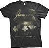 Metallica Men's Master of Puppets Distressed Slim Fit T-Shirt