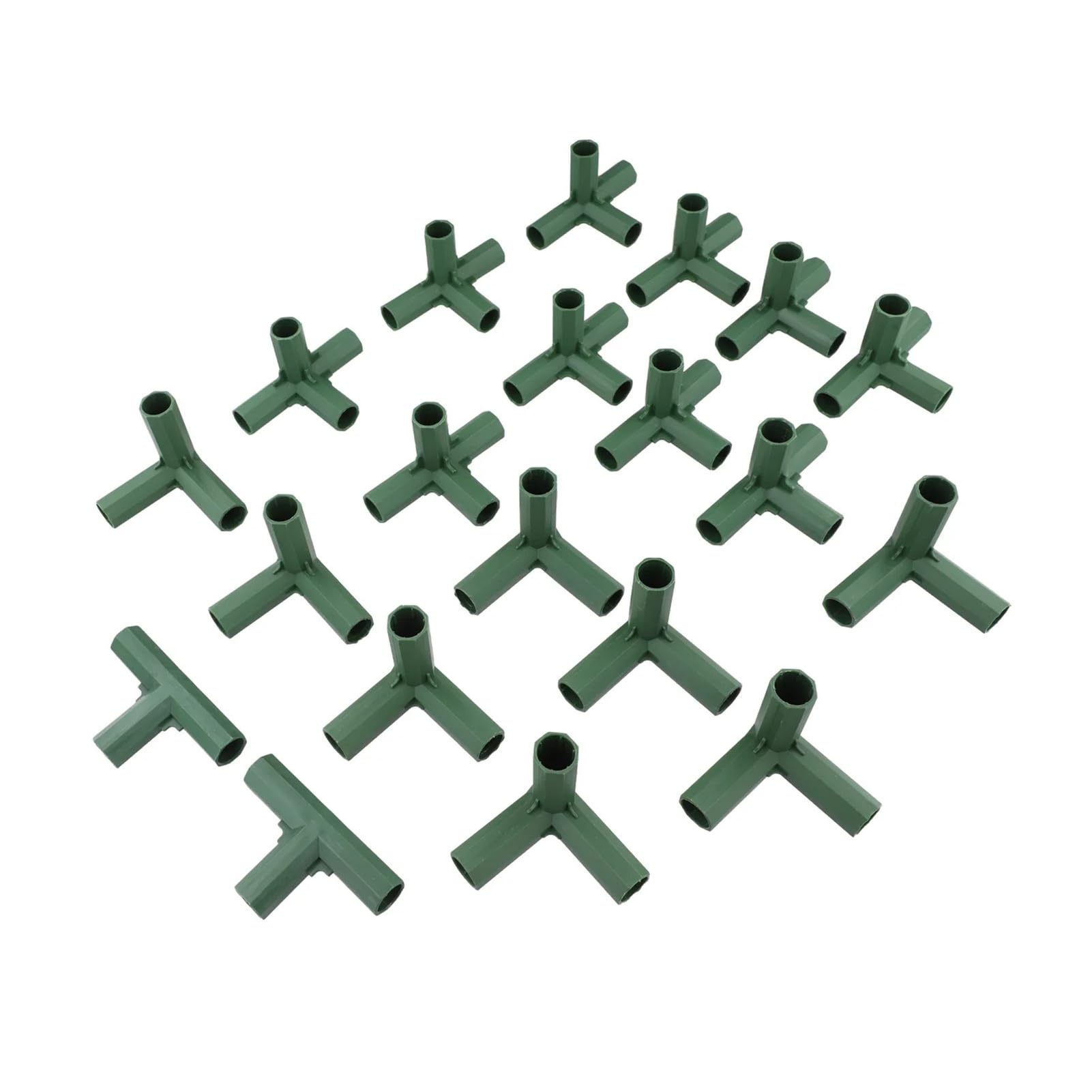 Connecteur de serre tube rond 16mm raccord trois voies quatre voies cinq voies x20