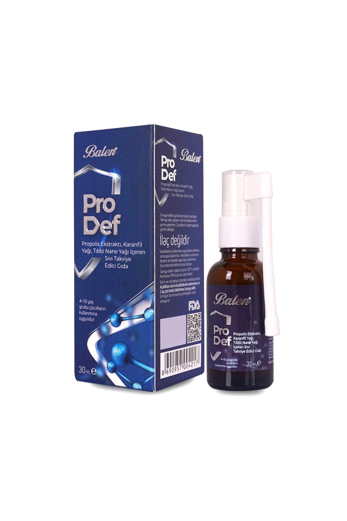 BALEN Prodef Propolis Karanfil Yağı Boğaz Spreyi 30 ml X 2 Adet