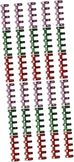 NOLITOY 30 Peças Clipes De Fichário De Folhas Soltas Planejadores Clipes De Fichário Pentes De Fichário Fichário Segmentado Bobina De Fio Calendário De Escritório Clipe De