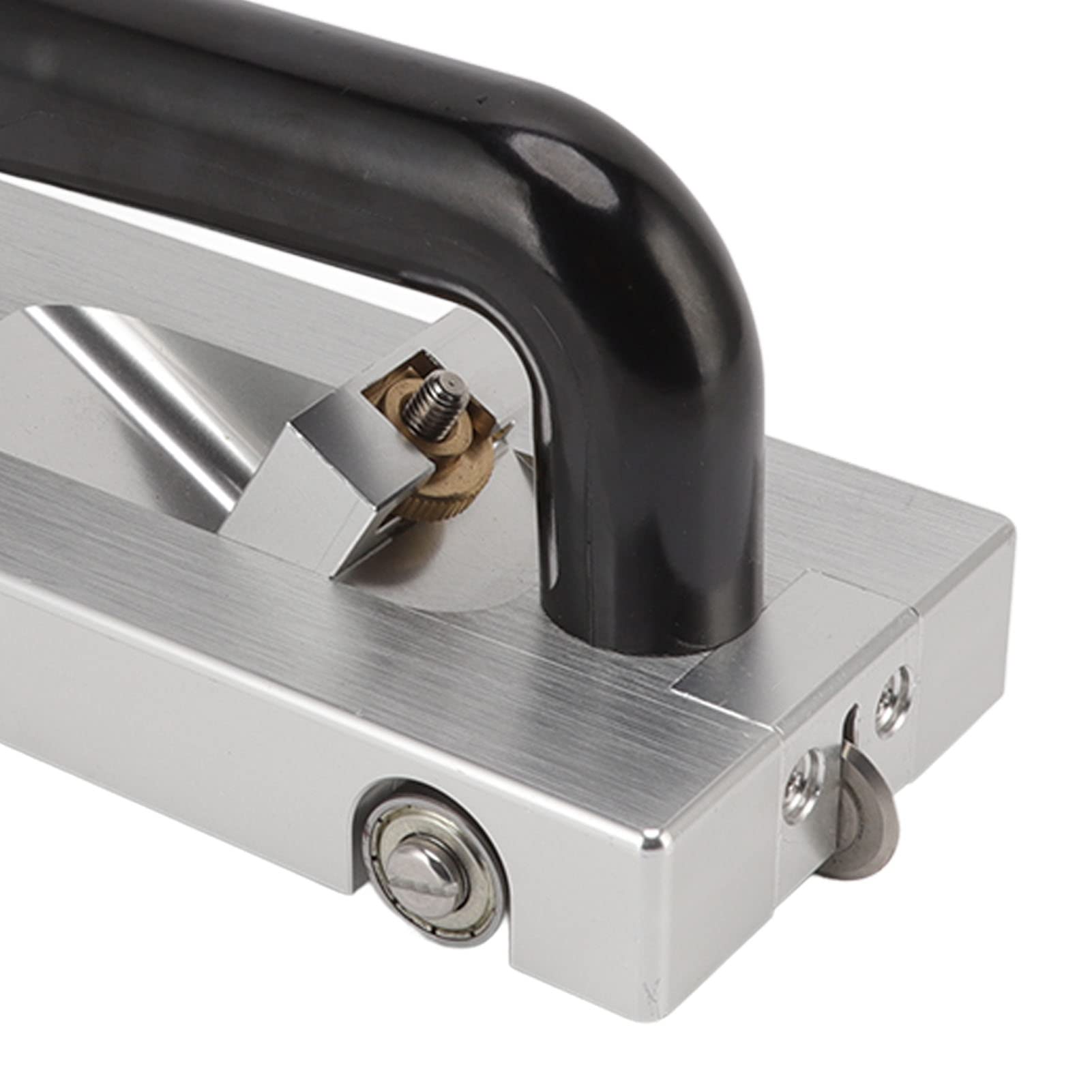 Instrukcja ze stopu aluminium do Groover podłogowego Blade w kształcie litery U z kołem pasowym Srebrny PVC Plastikowe narzędzie do budowy podłóg 20x8,6x8,8