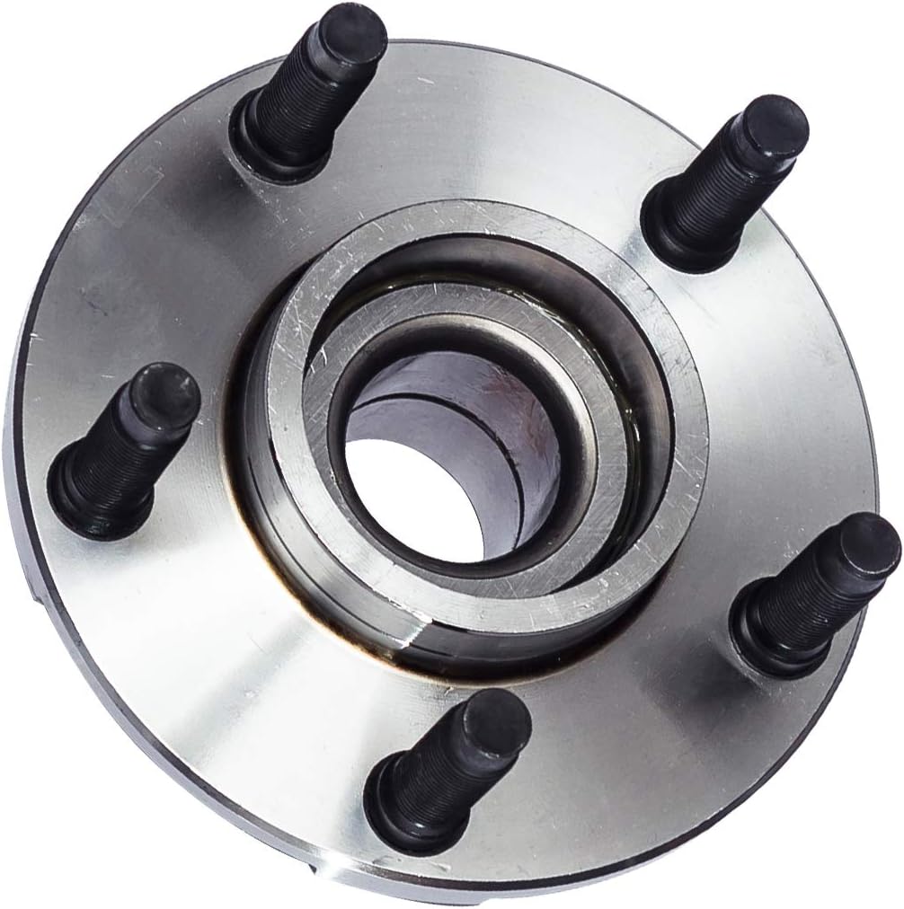 AUQDD 513115 x2 Front Wheel Hub and Bearing Assembly (5 Lug Hub) Compatible with 1994 1995 96 97 98 99 2000 01 02 03 2004 Ford Mustang