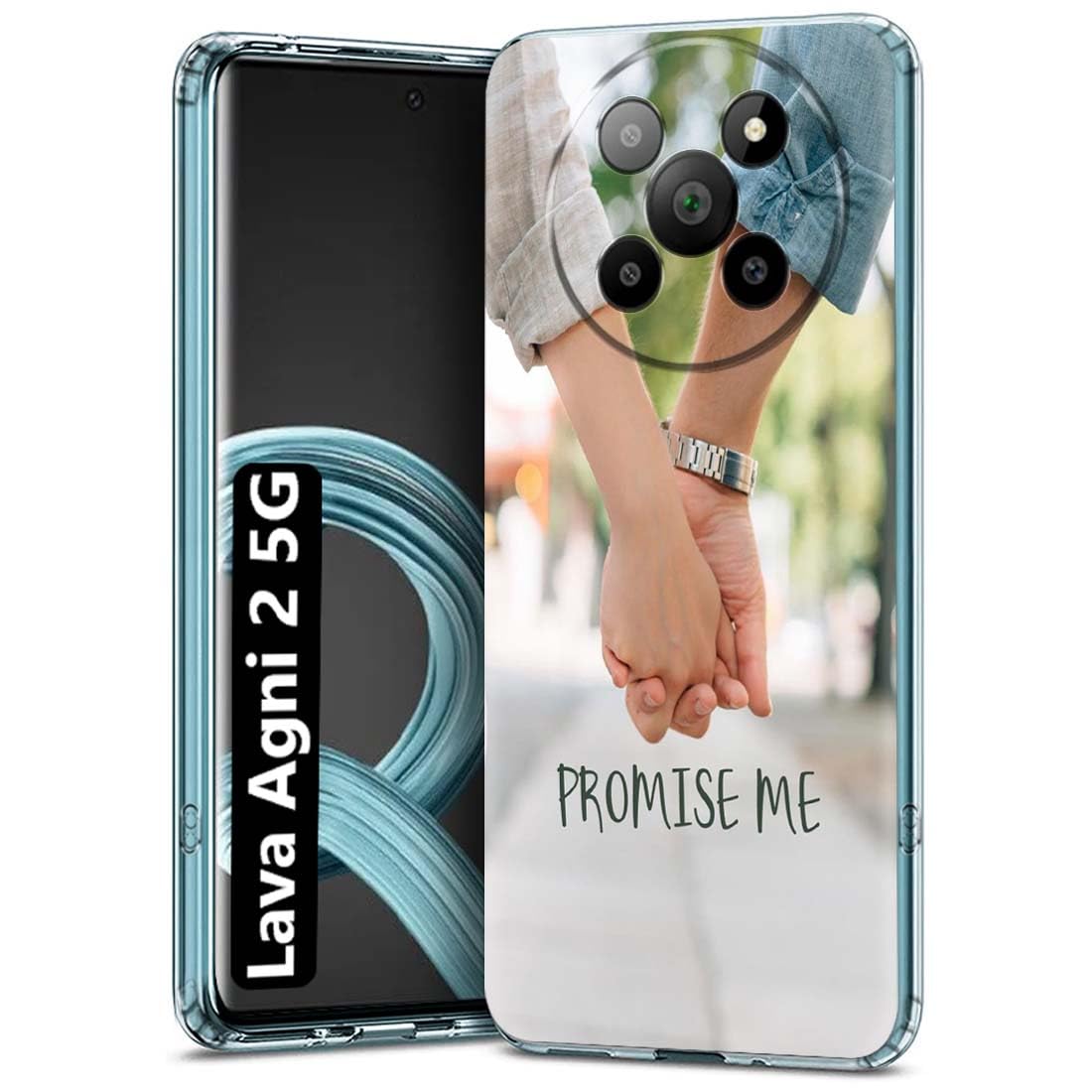 Fashionury Designer Printed Soft Silicone Back Case Cover for Lava Agni 2 5G Back Cover for Lava Agni 2 -D0025