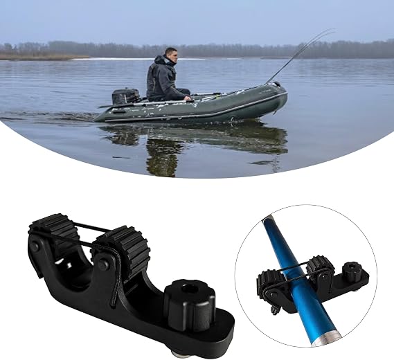 Compact Kayak Paddle Lock System Track Mount Fishing Accessories Without Marling Clamps Black Kayak Paddle Holder