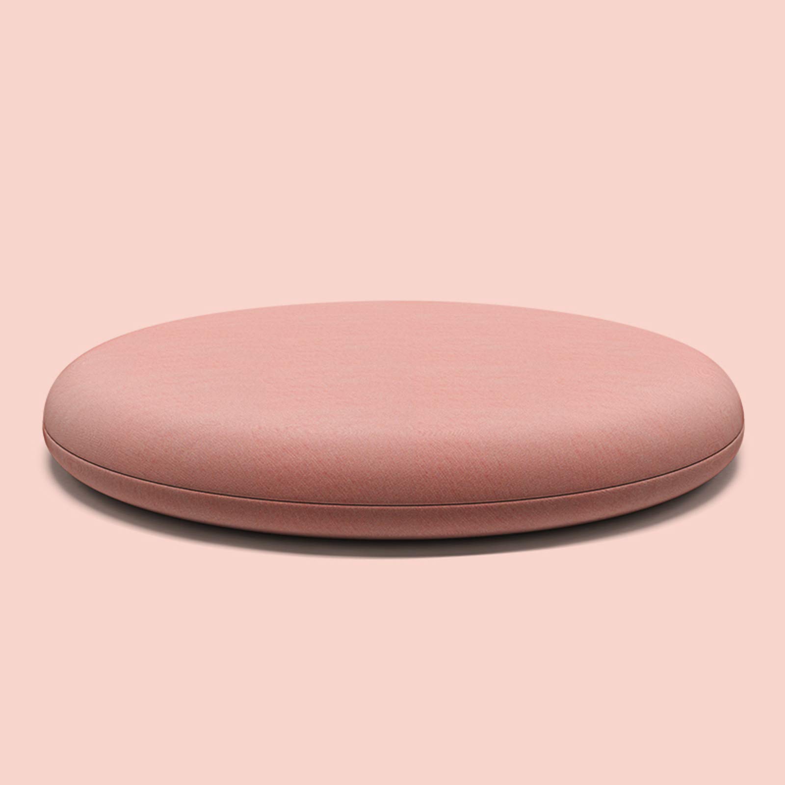 Coussin de sol rose 60x60 pour coin lecture cocooning et aménagement de baie vitrée style tatami