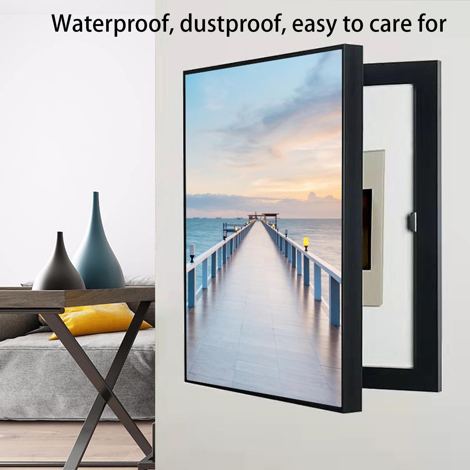 Generico Scatola del Contatore Elettrico Coperchio Decorativo, Contatore della Quadro Copri Quadro Elettrico Decorativo Appeso, Nascondi Contatore