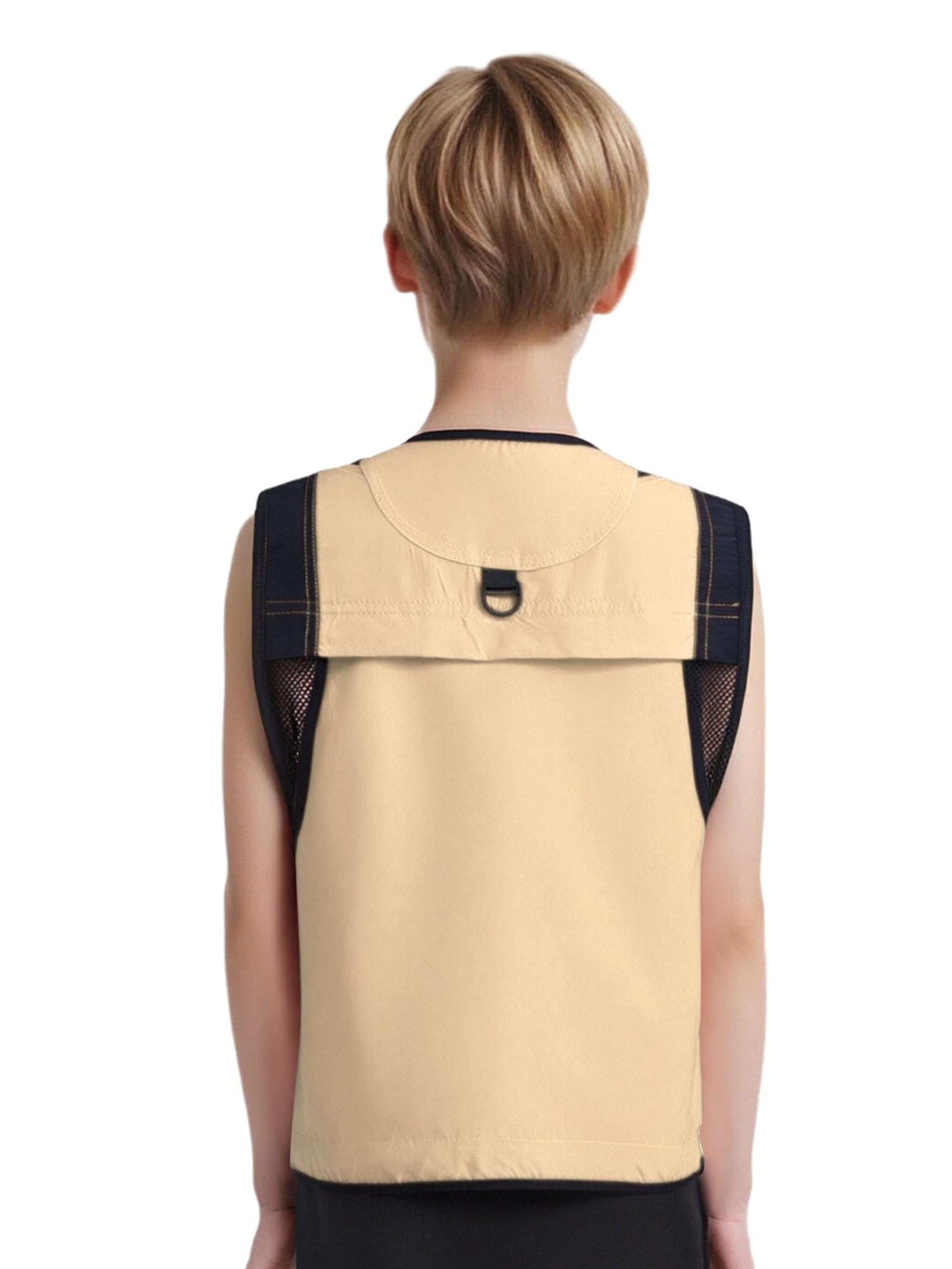 inhzoy Gilet da Pesca Escursionismo e Campeggio Bambino e Bambina con Multi Tasche Waistcoat