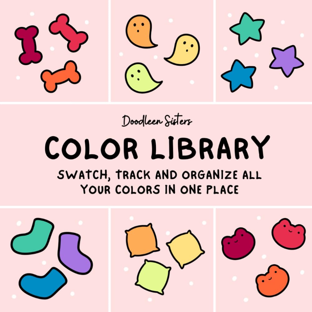 Color Library - Swatch, Track & Organize all your Colors in One Place - 3000+ Swatches & 44 Cute Shapes