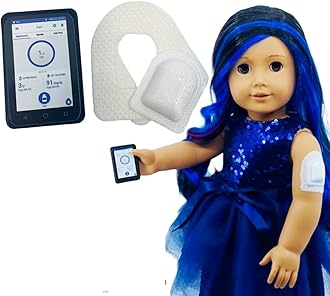 Warrior Buddy Diabetes Accessories Compatible with 18" Dolls or Plush Toys. (Omnipod, Plastic)