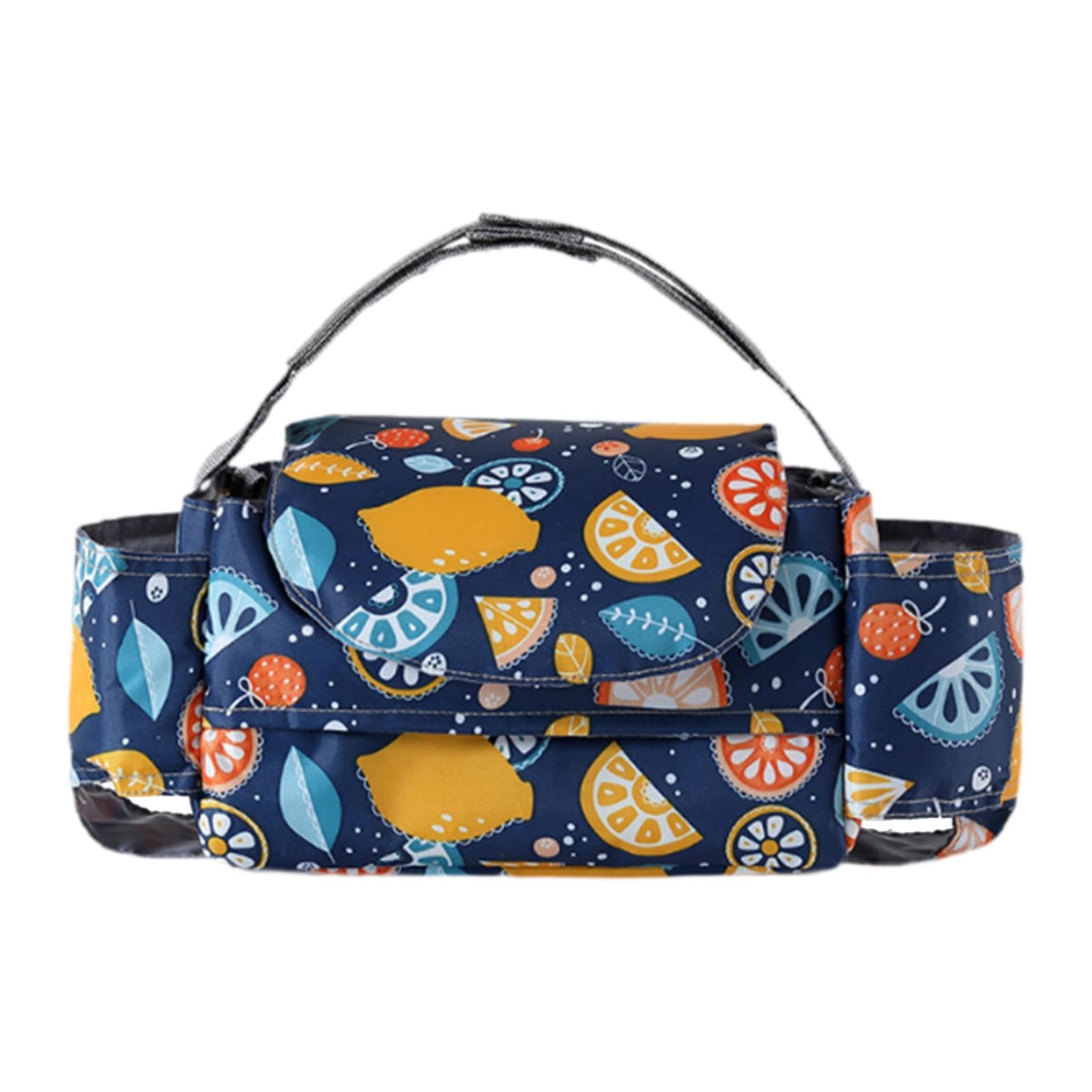 Baby Stroller Organizer Portable Stroller Travel Bag for Outdoor Toys Diaper Fruit-image-37