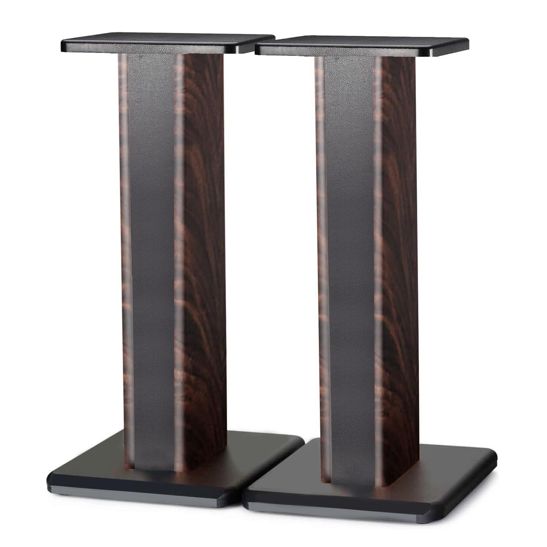 Coppia Universale Da Pavimento 30-90 Cm, Supporti Per Diffusori In Legno, Supporto Per Monitor Da Studio Surround Resistente Per Home Theater Con Funzione Di Regolazione Del(Grey,60CM)