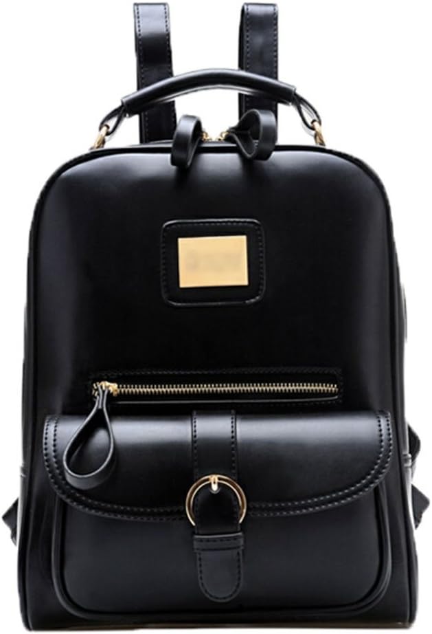 Lifebe Fashion Vintage Retro Mori Girl Backpack Shoulder Bag Leisure Travel Bag (Black)