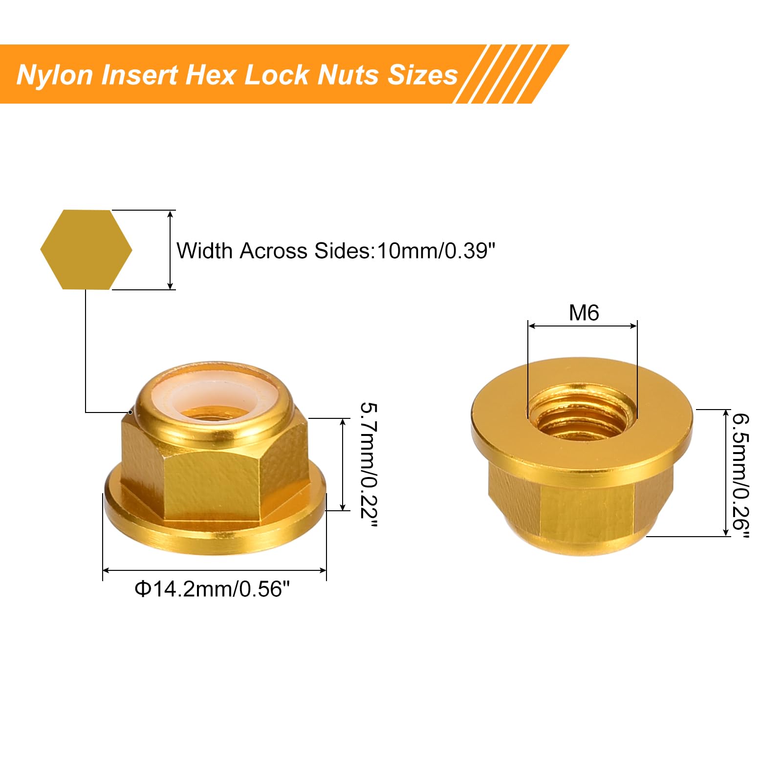 Flange Lock Nut DIN 6926 Nylon Insert Nuts Hex Flange Self Locking Flange Lock Nut DIN 6926 Nylon Insert Nuts Hex Flange Self Locking