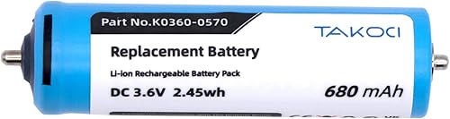 Miniatura 2 de Batería de repuesto para la afeitadora Panasonic K0360-0570, V9ZL2508, EH-HE93ES8103, ES816, ES8224, ES8249, ES8077, ES/ER Series compatible con
