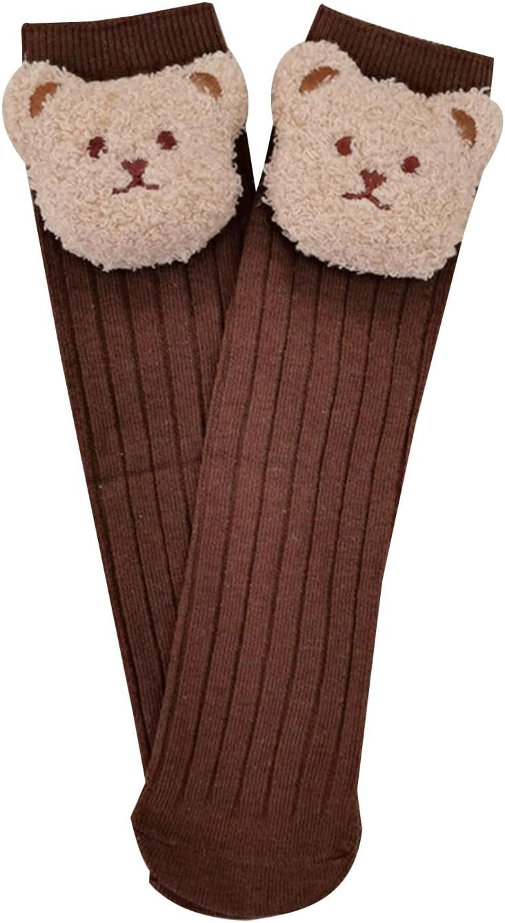 Sock,Baby Socks Cartoon Bear Boy Girl Socks Over the Calf Stockings Korean Breathable Socks for Toddler Kid