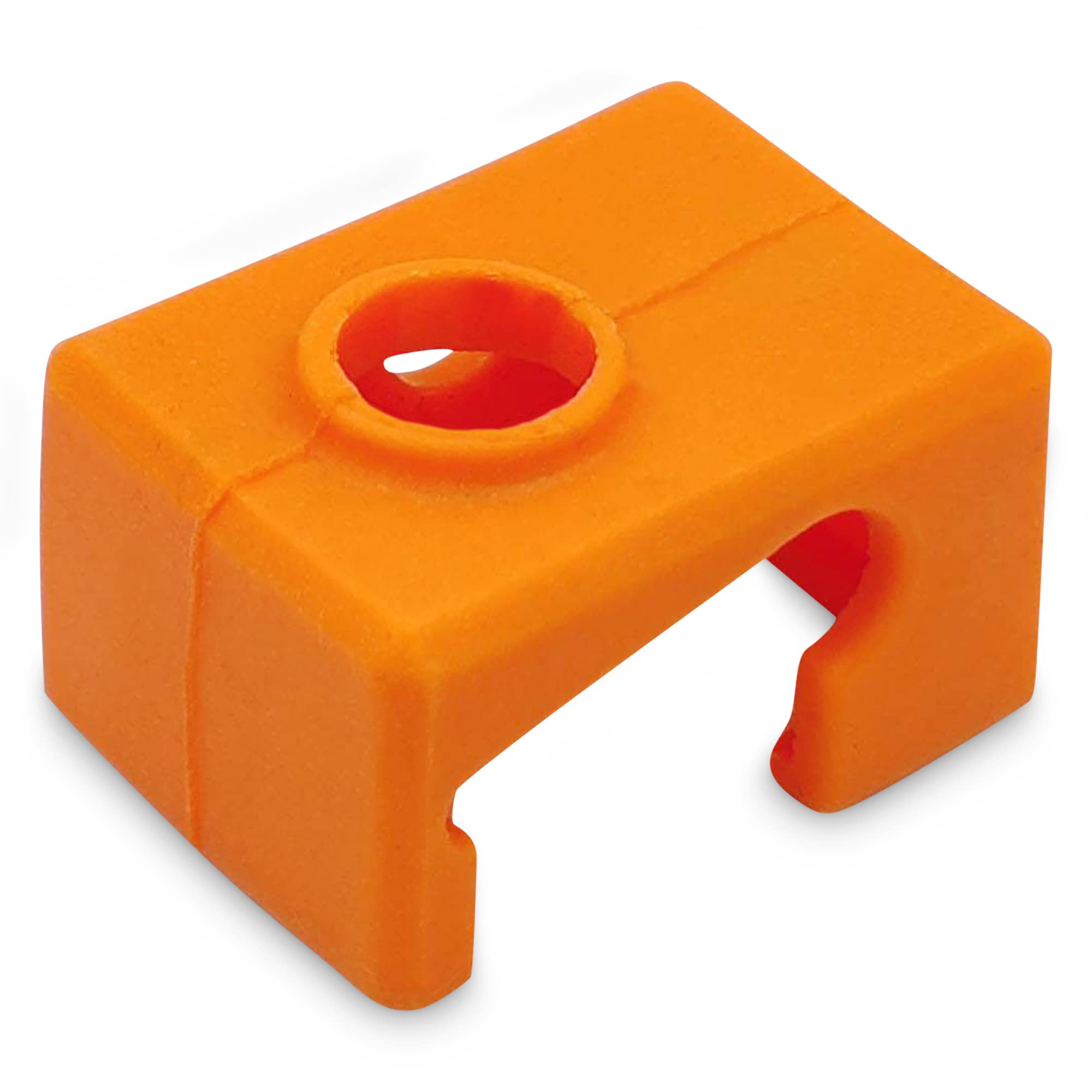 Prusa MK3/MK3S/MK3S+ Heat Block Orange Silicone Sock X by levendig | dsgn [1-Pack] - Insulate & Protect Your 3D Printer Hot End Nozzle…