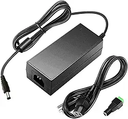 SHNITPWR Adaptador de fonte de alimentação CC 24V 3A CA 100 V ~ 240 V para CC 24 volts 3 Amp 72W transformador conversor 5,5 x 2,5 mm plugue para fita de LED 5050 3528 impressora 3D driver de LED