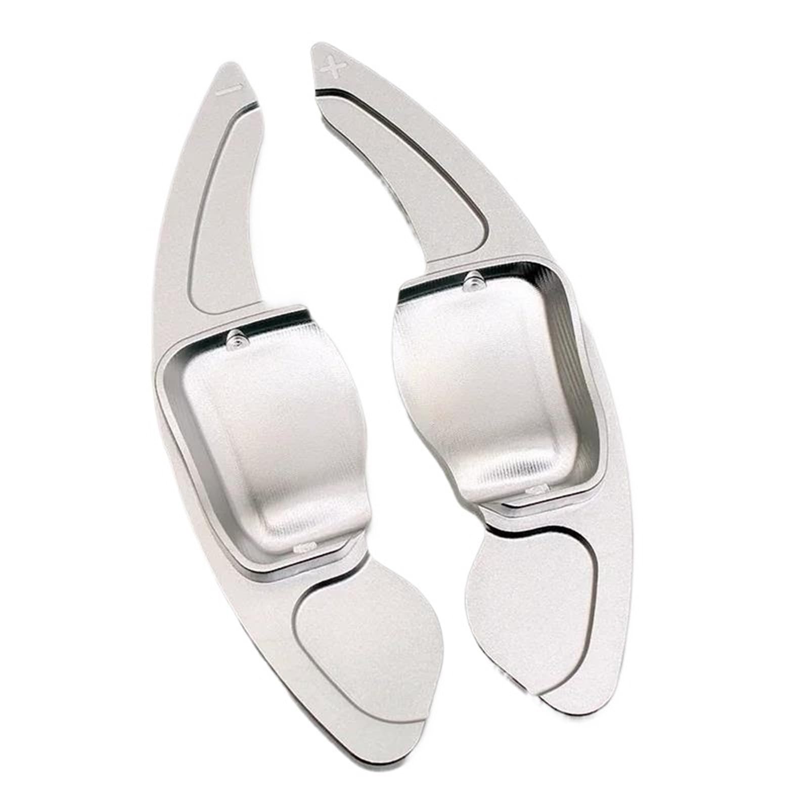 Bvfsxhs Silver Car Shift Paddles Accessories For Golf 6 Gti Mk6 Gti R Steering Wheel Shift Paddle Shifter Extension(Silver)
