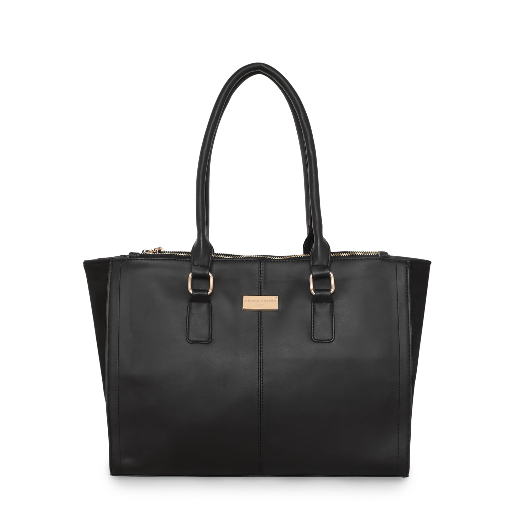 Pierre Cardin Women PU Leather Tote Bag For Women | Ladies Shoulder Bag With Zipper | Multipurpose Casual Bag For Women Office Use, Black (B0CTH5ZJCC) Amazon Price History, Amazon Price Tracker