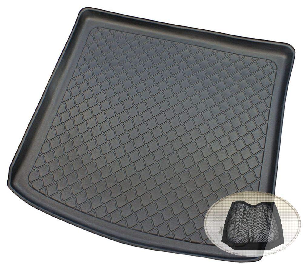 Z3110201 Gummierte Kofferraumwanne fahrzeugspezifisch + Klett-Organizer (Laderaumwanne, Kofferraummatte)