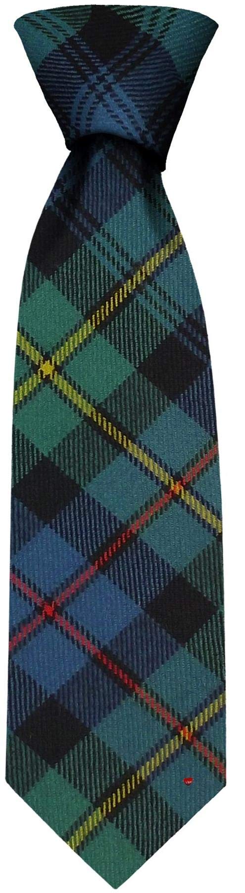 I LUV LTD Gents Neck Tie Baillie Ancient Tartan Lightweight Scottish Clan Tie