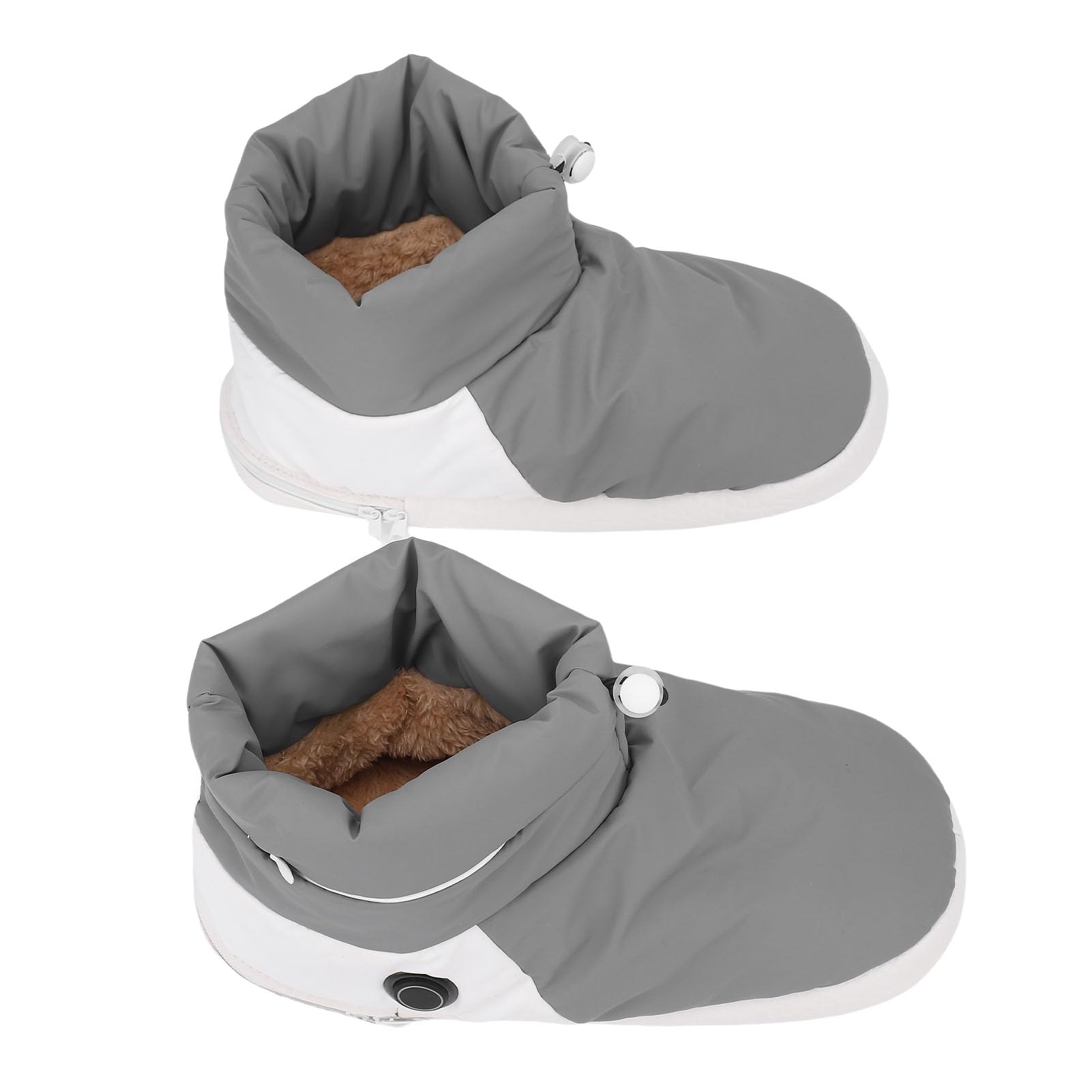 Sxhlseller Bottes Chauffantes Chaudes pour Le Camping |Chaussures électriques USB avec 5 Réglages de Chaleur, Semelle Antidérapante, Lavables, pour Hommes et Femmes, Bureau à Domicile