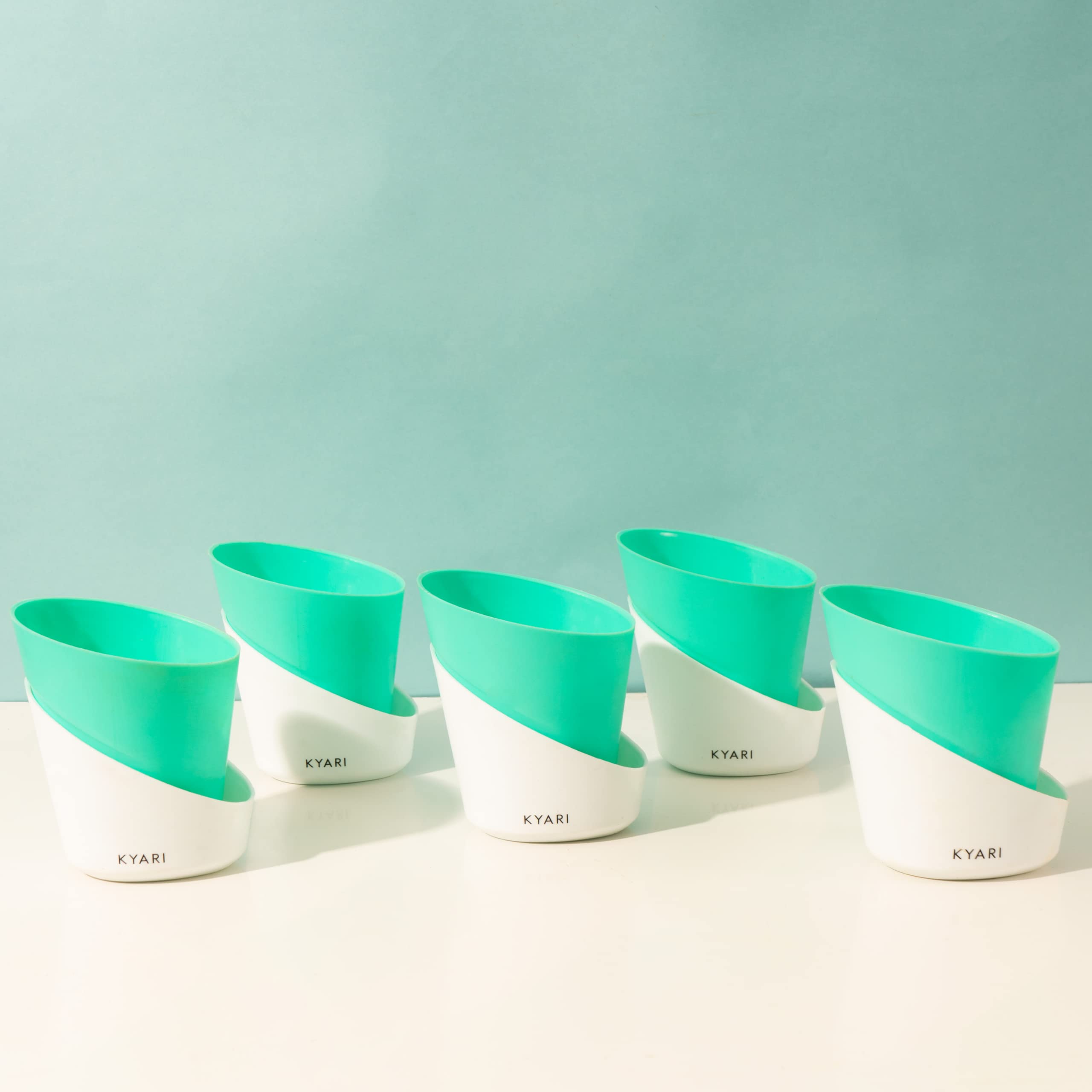 Magenta Self-Watering Pots - 8 Pack for Indoor Plants -7