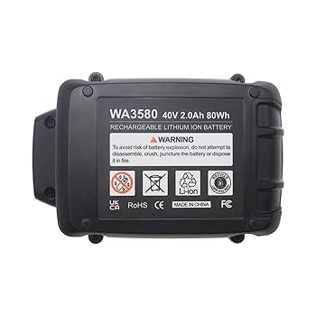 Amazon.com: xiixtoo WA3580 Replacement 2.0Ah 40V Lithium-ion