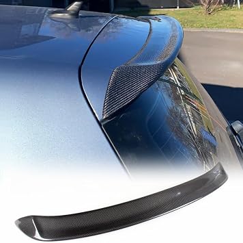 سبويلر سقف من ألياف الكربون لفولكس واجن فولكس فاجن فولكس فاجن جولف 6 VI MK6 Base 2010-2013 النافذة الخلفية شفة قالب الريح جناح ألياف الكربون