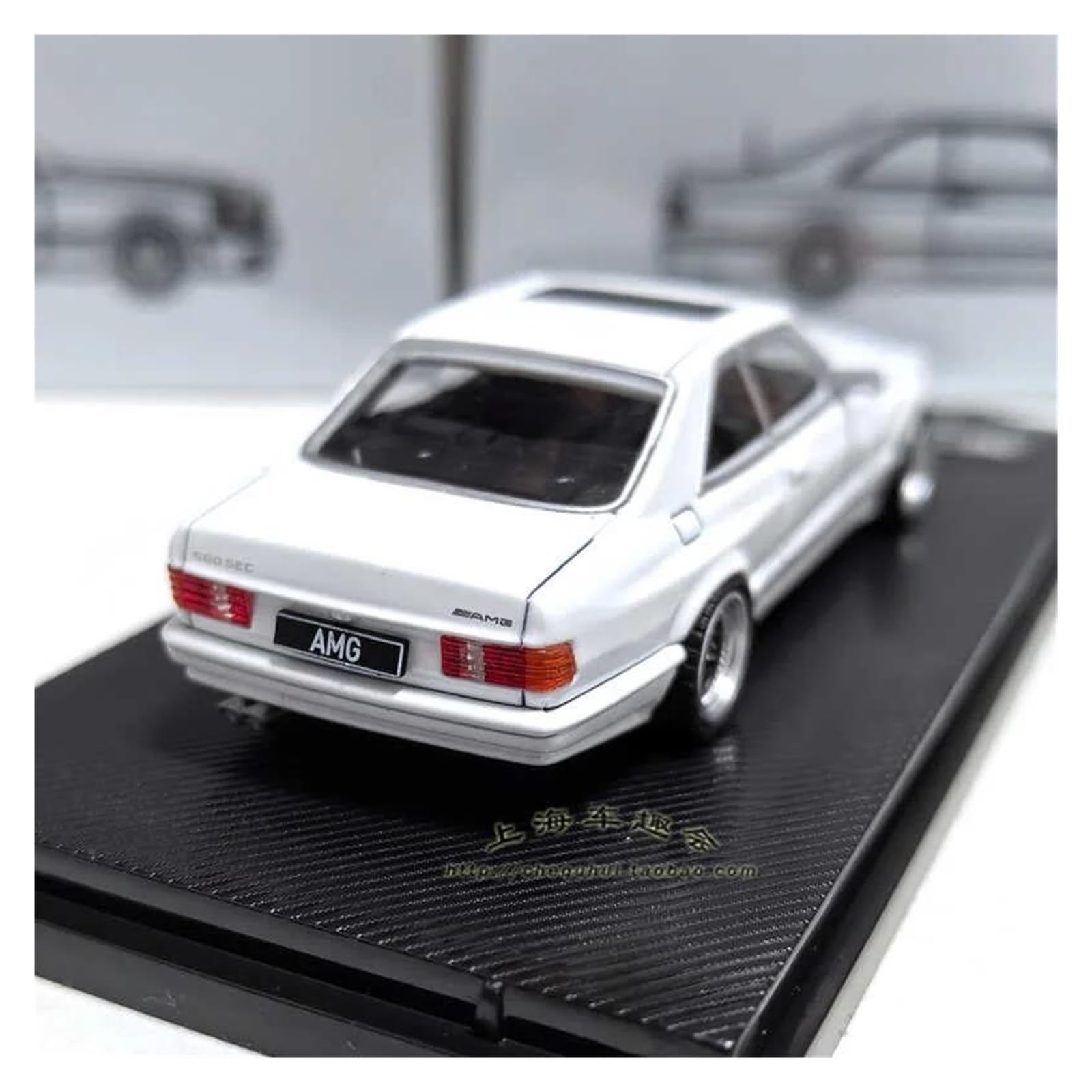 Metallo Scala Replica 1 64 Per Benz 560SEC Simulazione Modello Di Auto In Lega Statico Decorazione Da Tavolo Collezione Hobby Veicoli Giochi Set