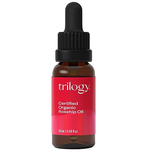 Trilogy Certified Organic Rosehip Oil - Pure Rosehip Oil Reduces the Appearance of Wrinkles, Scars, Stretchmarks and Evens Skin Tone, 0.67 oz (20ml)(Pack of 1)